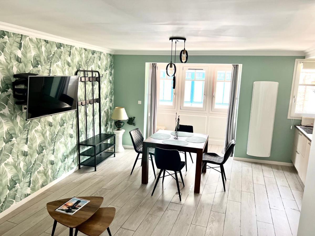 Plage A 50M Appartement Reves Tranquilles Villa Les Bains De Mers Luaran gambar